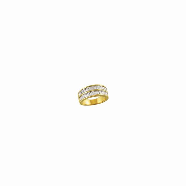 Damiani - DIAMOND AND GOLD RING