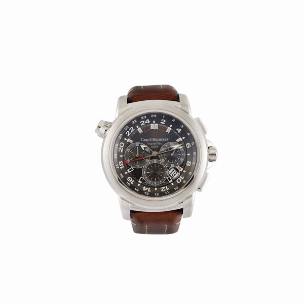 Bucherer - CARL F. BUCHERER, Travel Tec, GMT Chronograph - Ref. 10.0729, n° 10.0729, anno 2009