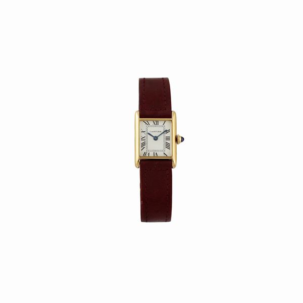 Cartier : Cartier “Tank”  - Asta Asta a Tempo Gioielli e Orologi - Casa d'Aste International Art Sale