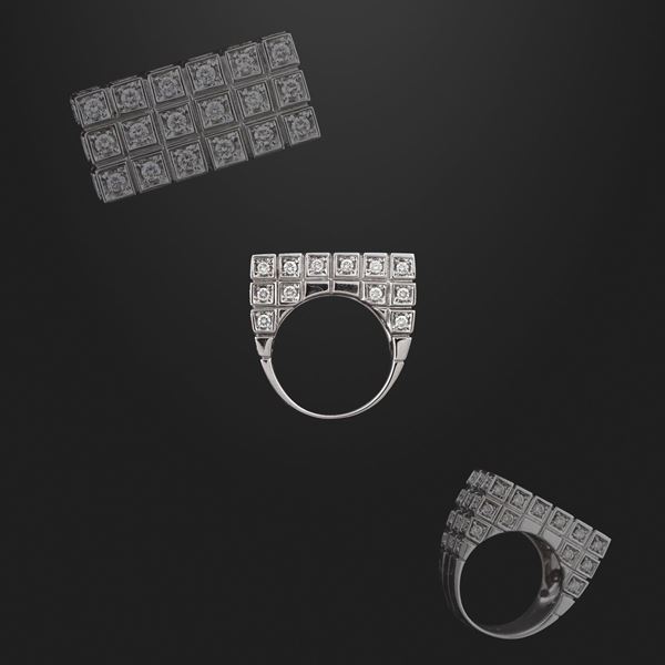 DIAMOND AND GOLD RING