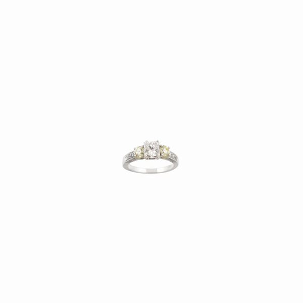 DIAMOND ANF GOLD RING