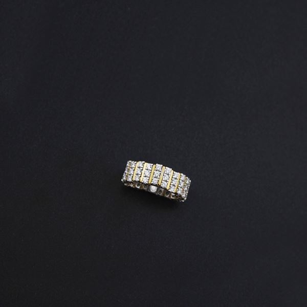 DIAMOND AND GOLD RING  - Auction Timed Jewelery Auction - Casa d'Aste International Art Sale