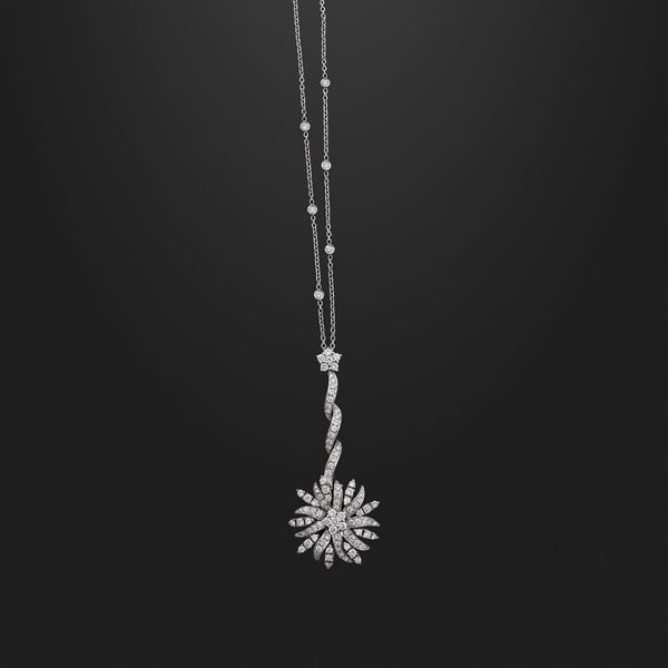 * DIAMOND AND GOLD PENDANT  - Auction Important Jewels and Silver - Casa d'Aste International Art Sale