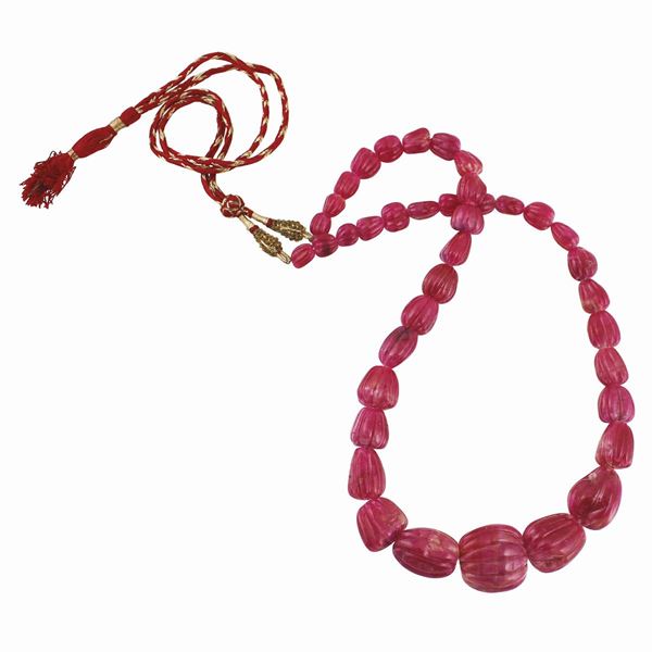 * RUBY NECKLACE  - Auction Important Jewels and Silver - Casa d'Aste International Art Sale