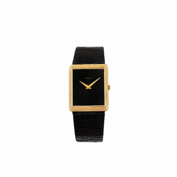 Piaget : Piaget, Ref. 9152, Onyx Dial  - Auction Timed Auction Jewelry and Watches - Casa d'Aste International Art Sale