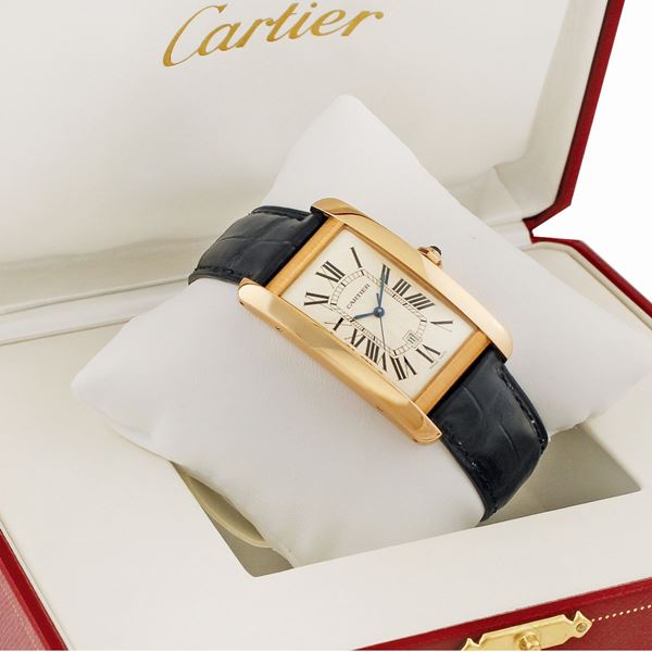 Cartier : “Tank Americaine” Ref. 2505  - Auction Vintage and Modern Watches - Casa d'Aste International Art Sale