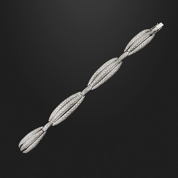 Damiani : DIAMOND AND GOLD BRACELET  - Auction Important Jewels and Silver - Casa d'Aste International Art Sale