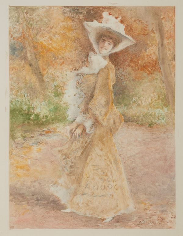 POMPEO MARIANI - Donna nel bosco