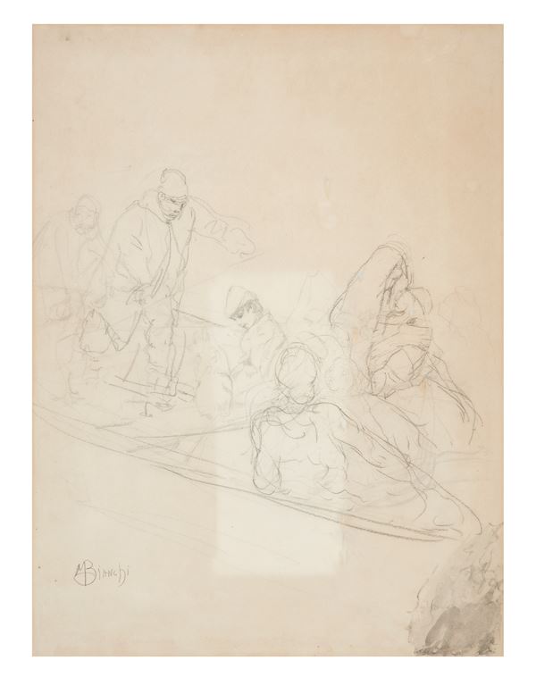 Barca in laguna  (1977)  - Asta Dipinti di Arte Moderna, Contemporanea e XIX Secolo - Casa d'Aste International Art Sale