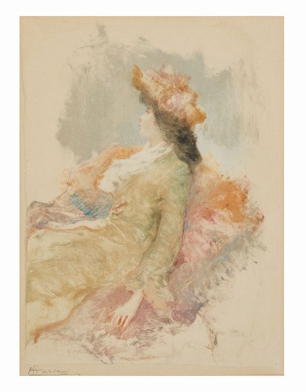 POMPEO MARIANI - Figura di donna