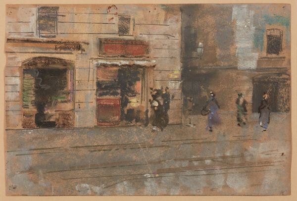 Vecchia Milano  - Asta Asta a Tempo Dipinti di Arte Moderna, Contemporanea e XIX Secolo - Casa d'Aste International Art Sale