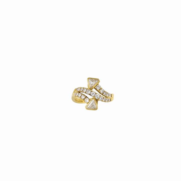 DIAMOND AND GOLD RING