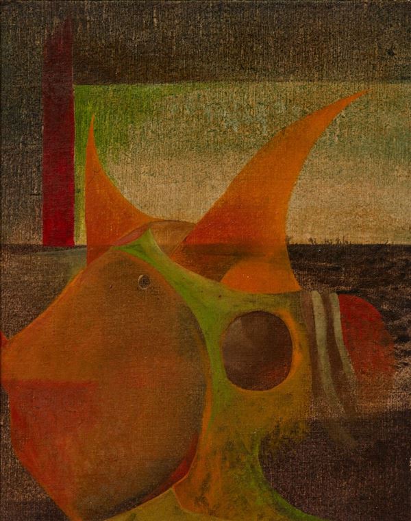 Composizione  (1959)  - Asta Asta a Tempo Dipinti di Arte Moderna, Contemporanea e XIX Secolo - Casa d'Aste International Art Sale