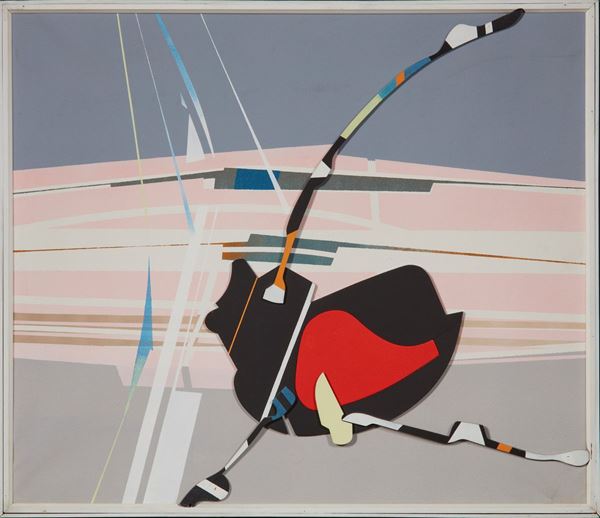Composizione  (1972)  - Asta Asta a Tempo Dipinti di Arte Moderna, Contemporanea e XIX Secolo - Casa d'Aste International Art Sale