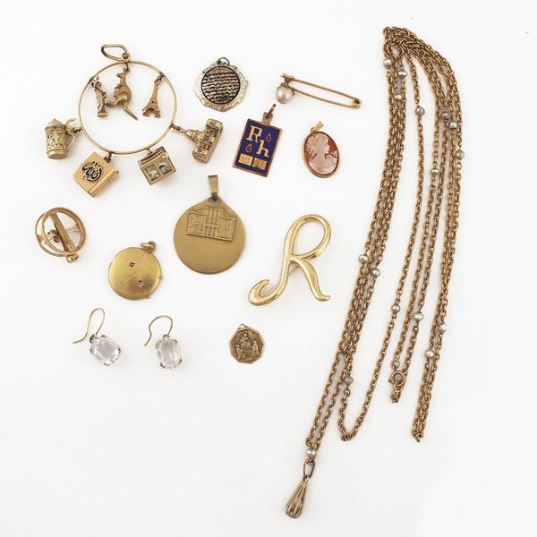 GOLD LOT  - Auction Important Jewels and Silver - Casa d'Aste International Art Sale