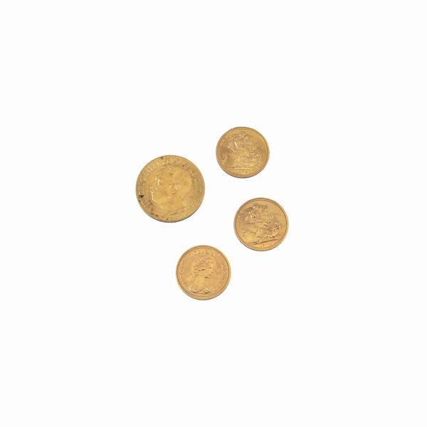 FOUR GOLD COINS