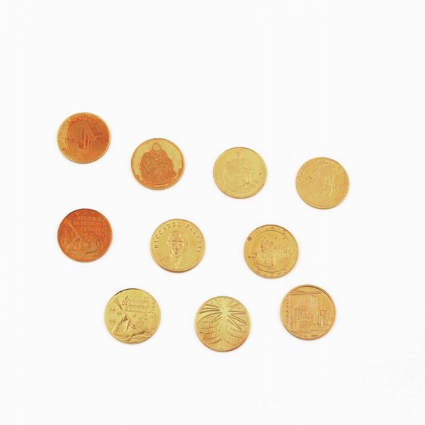 TEN GOLD COINS