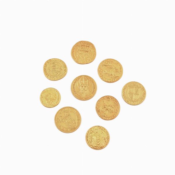 NINE GOLD COINS