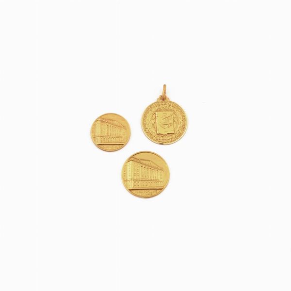 THREE GOLD MEDALS