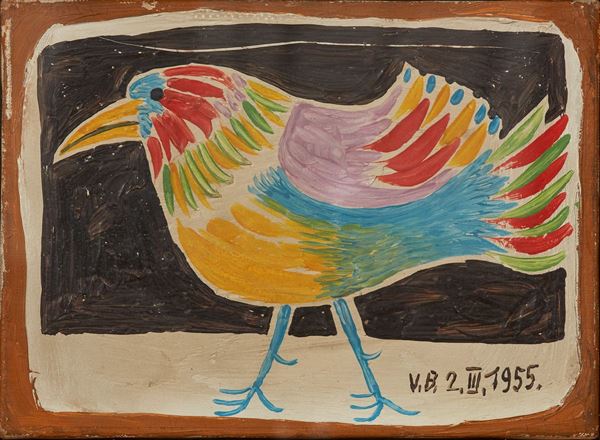 Uccello  (1955)  - Asta Asta a Tempo Dipinti di Arte Moderna, Contemporanea e XIX Secolo - Casa d'Aste International Art Sale