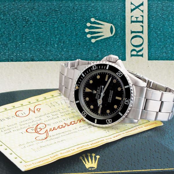 Rolex : “Submariner”, Ref.5513, “Gilt Dial”, “Meter First”  - Asta Orologi Vintage e Moderni - Casa d'Aste International Art Sale