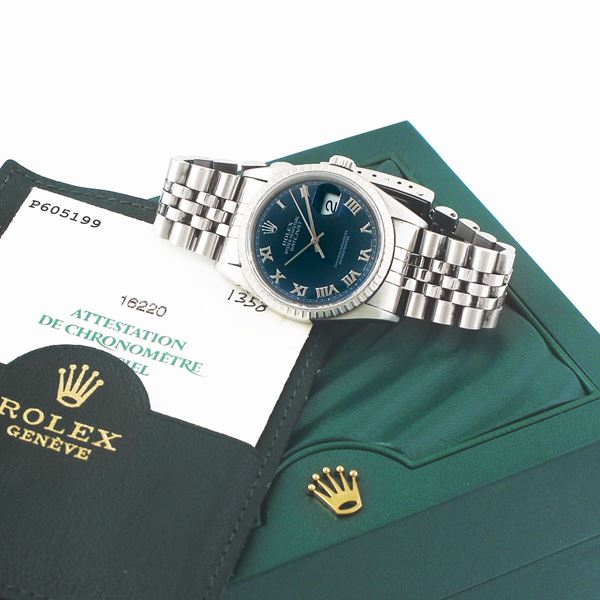Rolex : Datejust, Ref.16220  - Auction Vintage and Modern Watches - Casa d'Aste International Art Sale