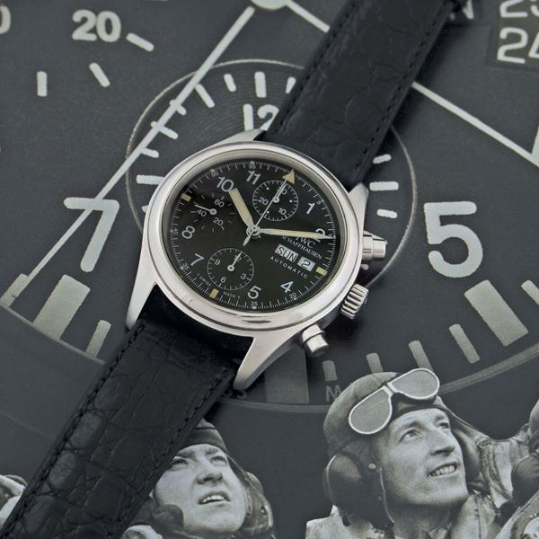 IWC : “FLIEGERCHRONOGRAPH” REF.3706  - Auction Vintage and Modern Watches - Casa d'Aste International Art Sale