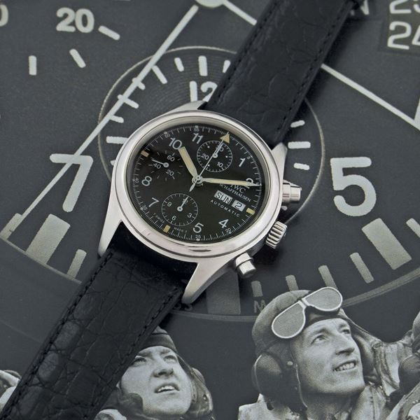 IWC : “FLIEGERCHRONOGRAPH” REF.3706  - Asta Orologi Vintage e Moderni - Casa d'Aste International Art Sale