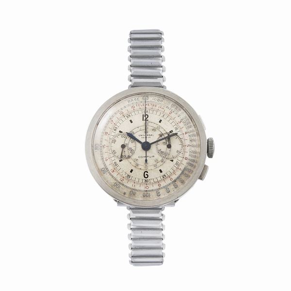 Universal, Geneve, “Compur”, “Disco Volante”  (Realizzato nel 1937 circa)  - Asta Orologi Vintage e Moderni - Casa d'Aste International Art Sale