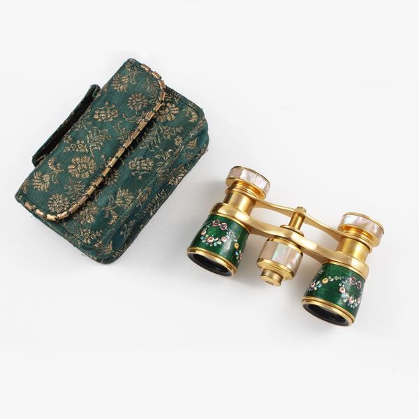 GOLDEN METAL THEATER BINOCULARS