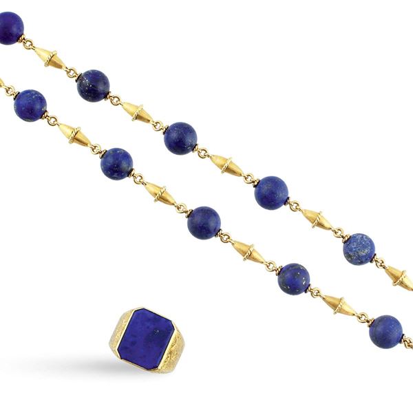 LAPIS AND GOLD LOT