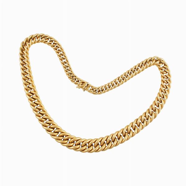 GOLD NECKLACE  - Auction Jewelery, Watches and Objects of Art - Casa d'Aste International Art Sale