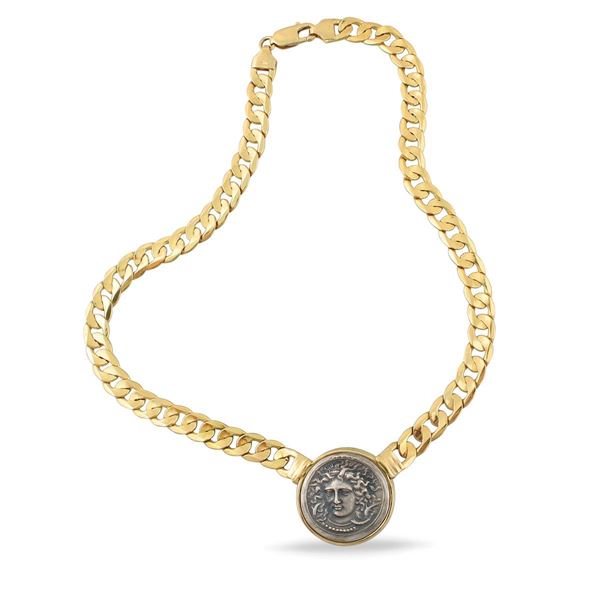 GOLD AND SILVER NECKLACE