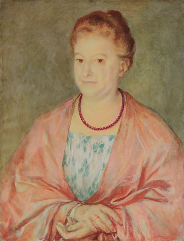 Brancaccio - Ritratto di donna, 1970