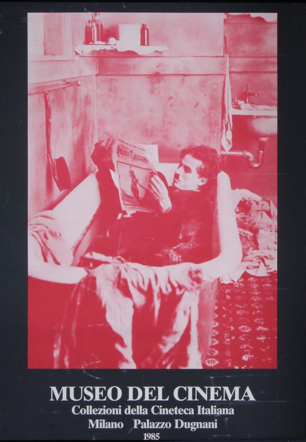 Locandina "Museo del cinema"  - Serigrafia su tavola - Auction Paintings and Sculptures - Casa d'Aste International Art Sale