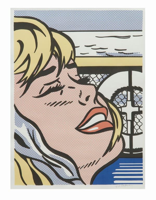 Shipboard girl  (1965)  - Auction Modern, Contemporary and 19th Century Paintings - Casa d'Aste International Art Sale