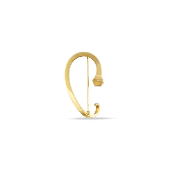 GOLD BROOCH  - Auction Important Jewelry - Casa d'Aste International Art Sale
