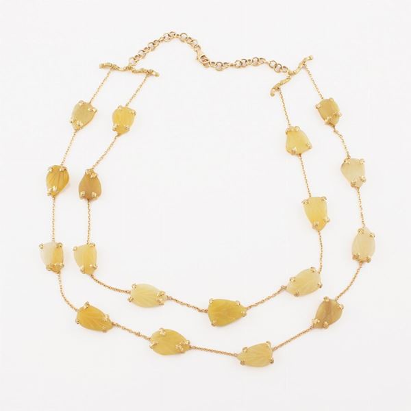 OPAL AND GOLD NECKLACE  - Auction Jewelery, Watches and Objects of Art - Casa d'Aste International Art Sale