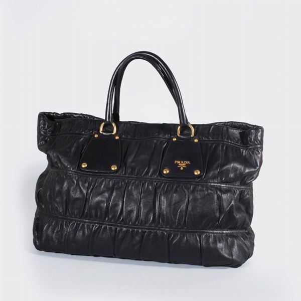 LEATHER BAG, Prada  - Auction Jewelery, Watches and Objects of Art - Casa d'Aste International Art Sale