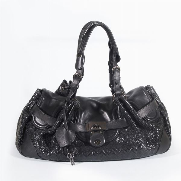 LEATHER BAG, Moschino  - Auction Jewelery, Watches and Objects of Art - Casa d'Aste International Art Sale