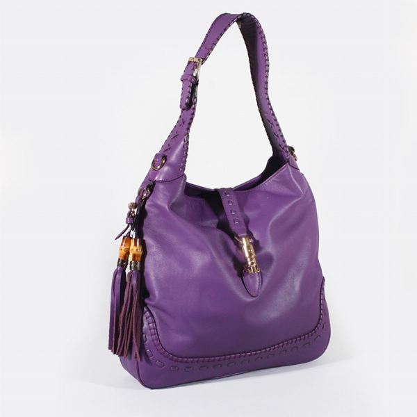 LEATHER BAG ‘Jackie’, Gucci
