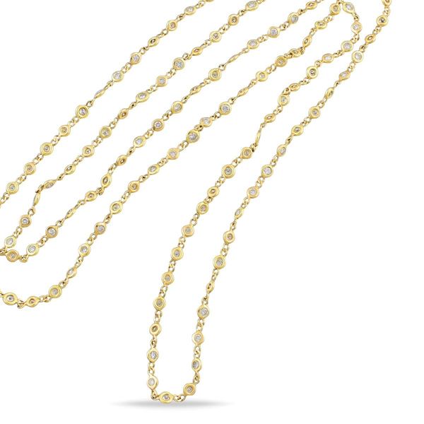 DIAMOND AND GOLD NECKLACE