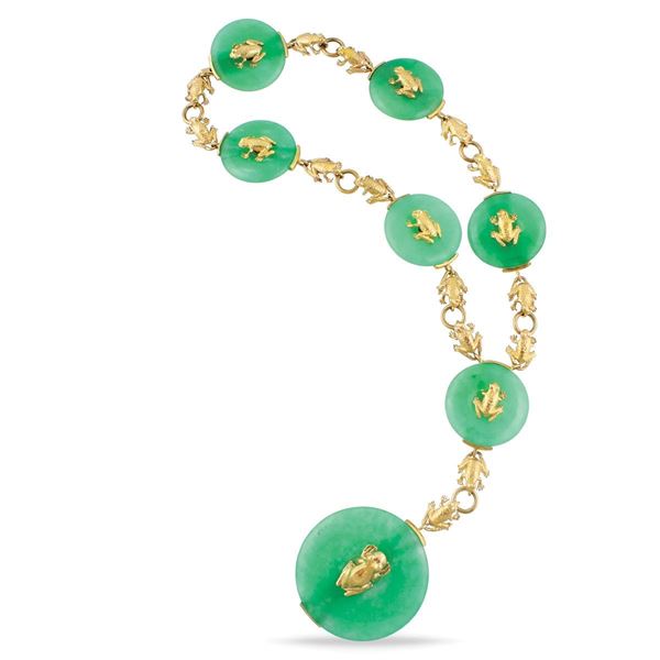 JADE AND GOLD NECKLACE