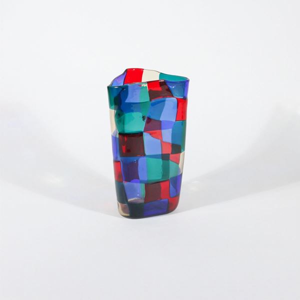 GLASS VASE  “Pezzato” series  - Auction Jewelery, Watches and Objects of Art - Casa d'Aste International Art Sale