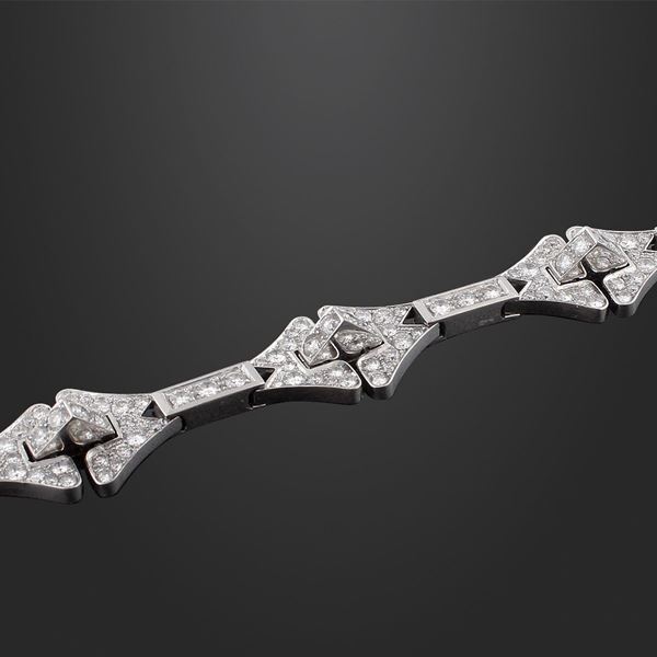 Nicoletti - DIAMOND AND PALLADIUM BRACELET