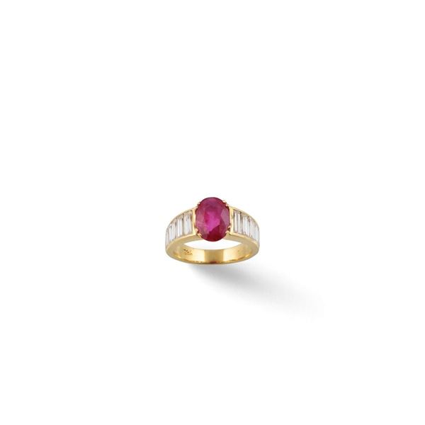 ANELLO, RUBINO MYANMAR