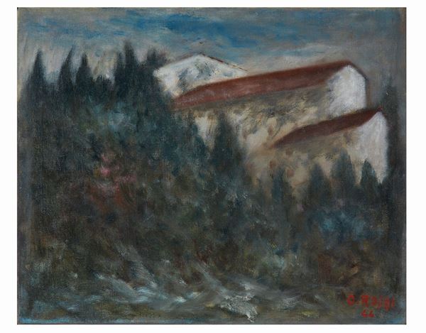 Paesaggio  (1944)  - Asta Dipinti di Arte Moderna, Contemporanea e XIX Secolo - Casa d'Aste International Art Sale