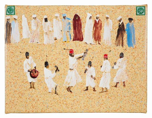 Gnawa Maroc.  (2002)  - Auction Modern, Contemporary and 19th Century Paintings - Casa d'Aste International Art Sale