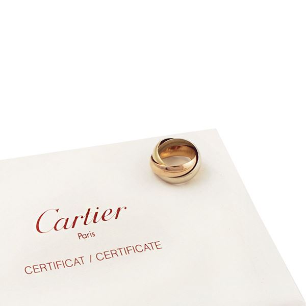 Cartier : GOLD RING “Trinity”  - Auction Important Jewelry - Casa d'Aste International Art Sale