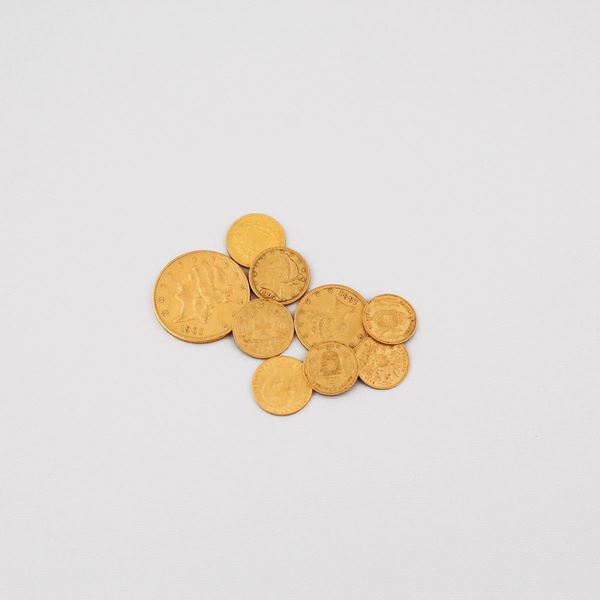 TEN GOLD COINS